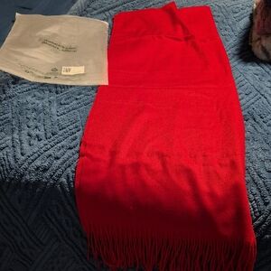 Halara Wrap Fringed Scarf NWT